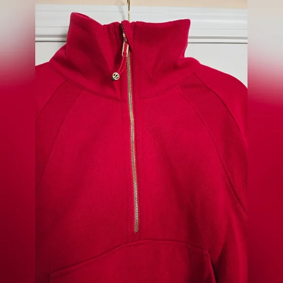 Lululemon Lunar Year Special Edition Red Half-Zip Scuba Hoodiesz M/L - Picture 2 of 11